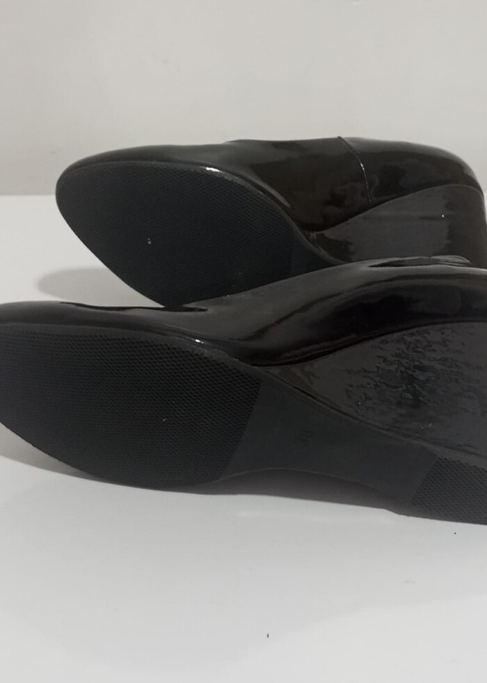 ProvoQ Siyah Dolgu Topuk Terlik - Görsel 5