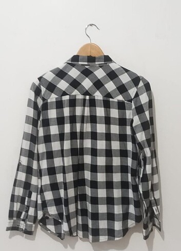 Colins Siyah Beyaz Kareli Gömlek - Görsel 2