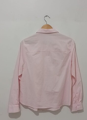 Toz Pembe Mevsimlik Gömlek - Görsel 3