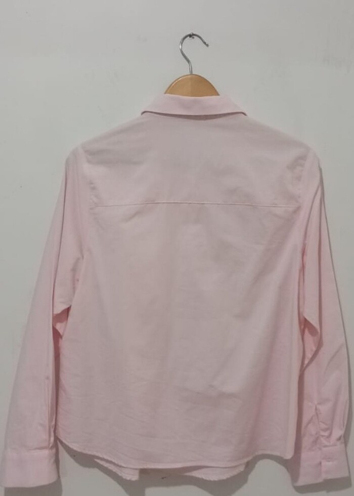 Toz Pembe Mevsimlik Gömlek  - Görsel 2