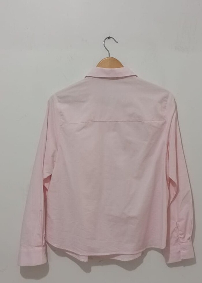 Toz Pembe Mevsimlik Gömlek  - Görsel 3
