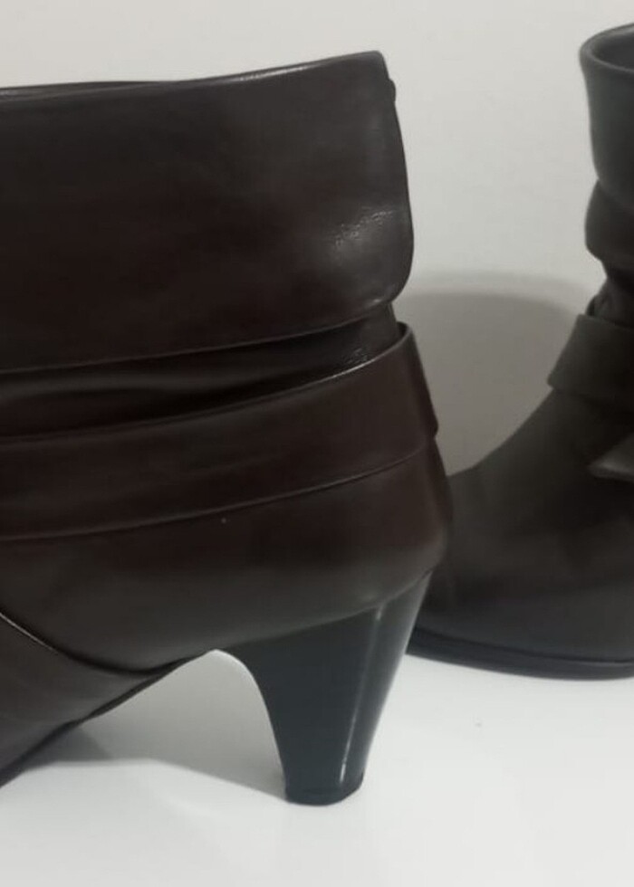 Kemal Tanca Kahverengi Topuklu Ayakkabı  - Görsel 5