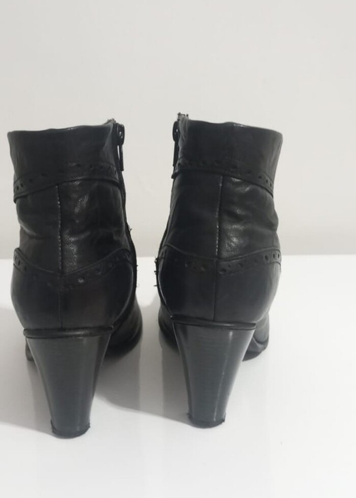 Kemal Tanca Siyah Topuklu Bot - Görsel 4