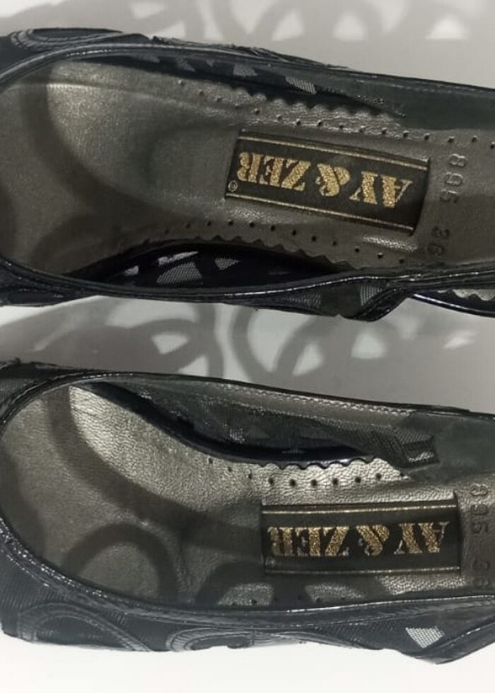 Siyah Rugan Ayakkabı  - Görsel 5