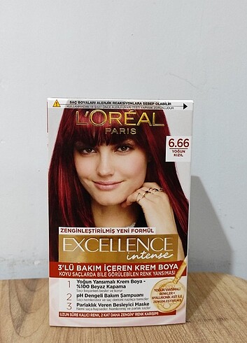 Loreal 6.66 Yoğun Kızıl Saç Boyası 