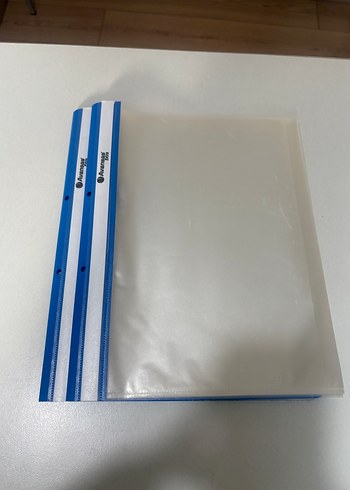 Mavi Kenarlı Şeffaf Kapaklı Dosya - Görsel 12