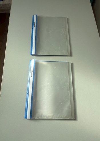 Mavi Kenarlı Şeffaf Kapaklı Dosya - Görsel 2