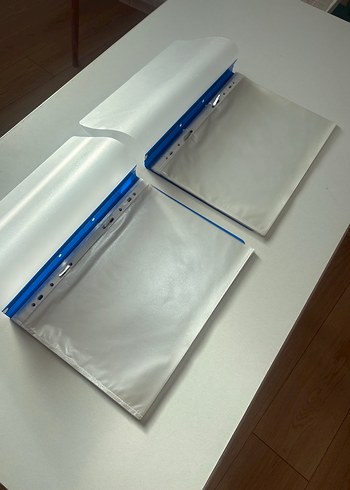 Mavi Kenarlı Şeffaf Kapaklı Dosya - Görsel 7