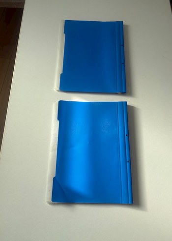 Mavi Kenarlı Şeffaf Kapaklı Dosya - Görsel 3