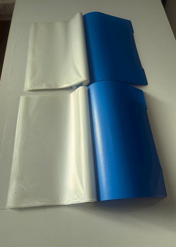 Mavi Kenarlı Şeffaf Kapaklı Dosya - Görsel 5