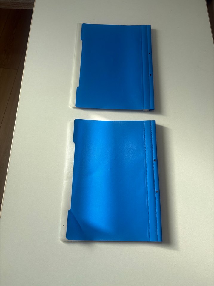 Mavi Kenarlı Şeffaf Kapaklı Dosya - Görsel 3