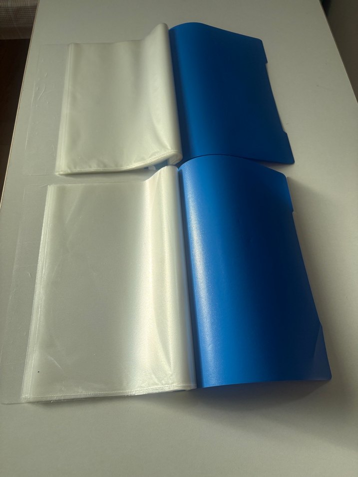 Mavi Kenarlı Şeffaf Kapaklı Dosya - Görsel 5