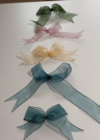 Çok Renkli İpek Kurdele Aksesuarları - Görsel 2