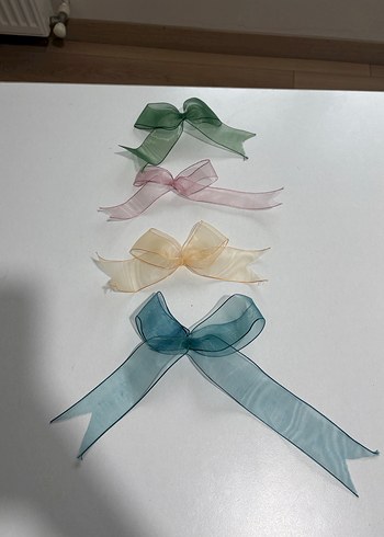 Çok Renkli İpek Kurdele Aksesuarları - Görsel 3
