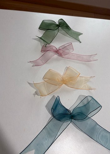 Çok Renkli İpek Kurdele Aksesuarları - Görsel 5