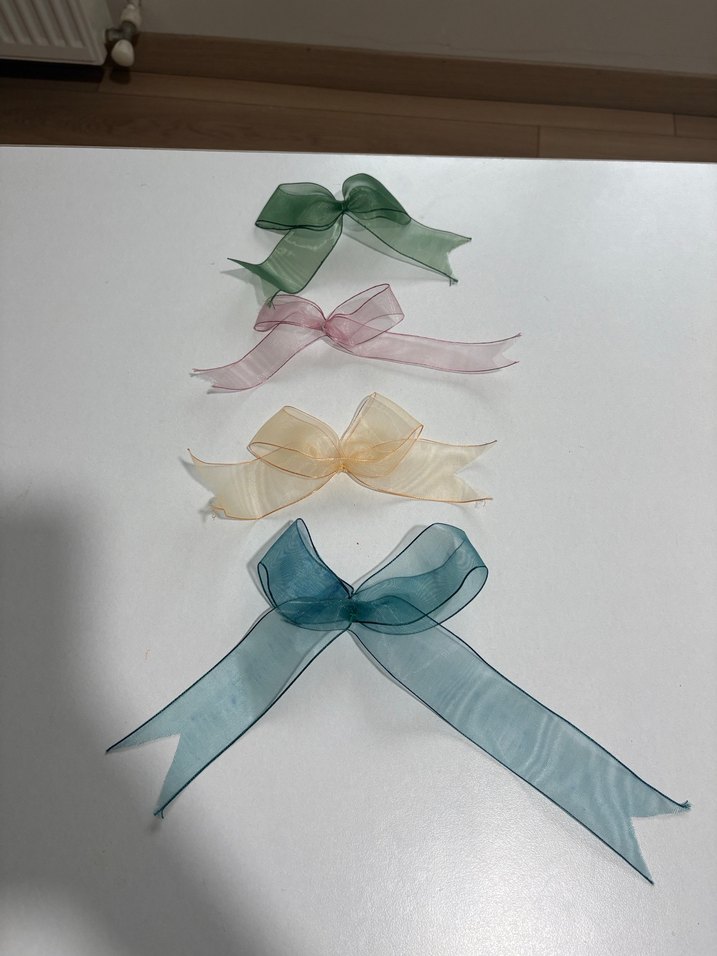 Çok Renkli İpek Kurdele Aksesuarları - Görsel 3