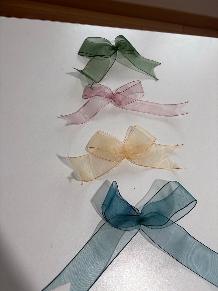 Çok Renkli İpek Kurdele Aksesuarları - Görsel 5