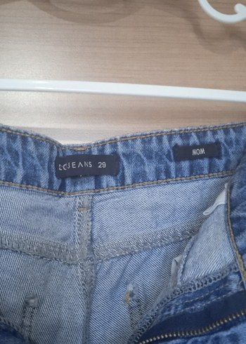 m Beden mavi Renk Mavi Midi Boy Rahat Kesim Kadın Kot Pantolon