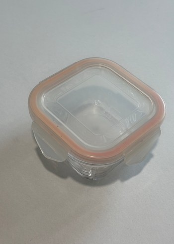 Bej Kapaklı Küçük Saklama Kabı