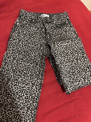 Zara Leopar desenli pantolon