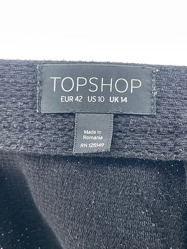 42 Beden siyah Renk Topshop Mini Etek %70 İndirimli.