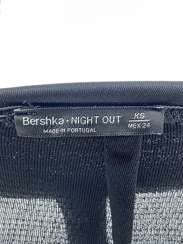 xs Beden siyah Renk Bershka Uzun Tulum %70 İndirimli.