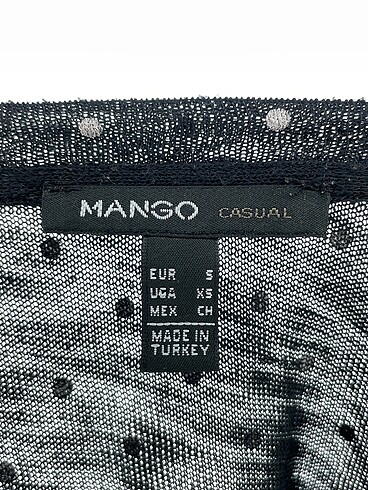 s Beden siyah Renk Mango Bluz %70 İndirimli.