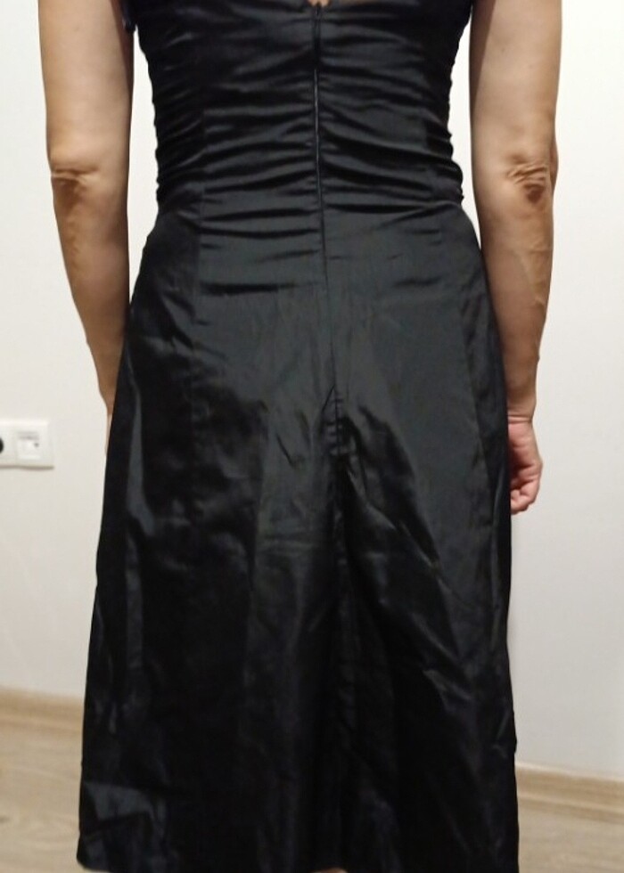 Midi Elbise Siyah - Görsel 3