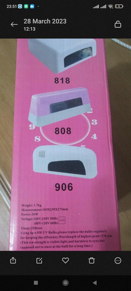 36 Watt UV Lamba - Görsel 2