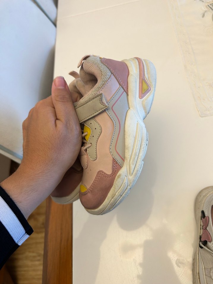 Kız Çocuk Pembe Bağcıksız Spor Ayakkabı - Görsel 4