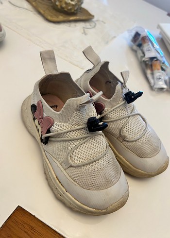 Zara Kız Çocuk Beyaz Spor Ayakkabı - Görsel 3