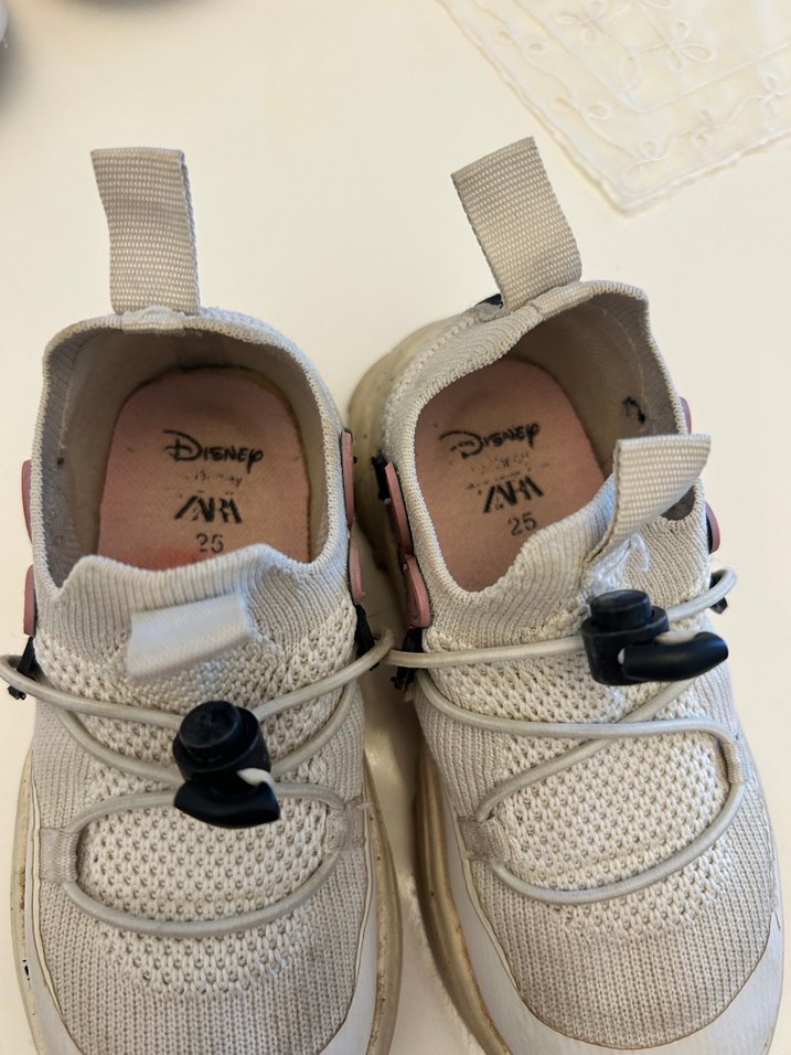 Zara Kız Çocuk Beyaz Spor Ayakkabı - Görsel 4