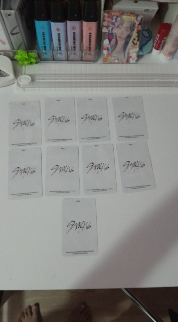 felix arkalı önlü photocard seti - Görsel 2