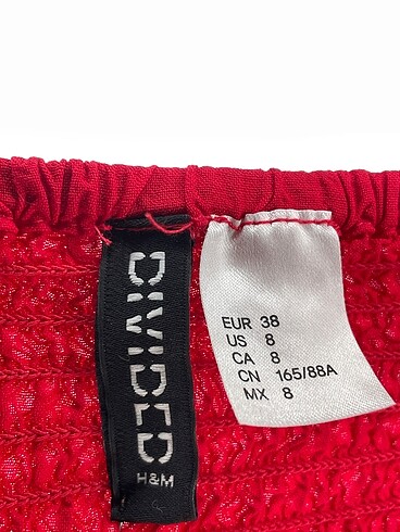 xs Beden kırmızı Renk H&M Kısa Elbise %70 İndirimli.