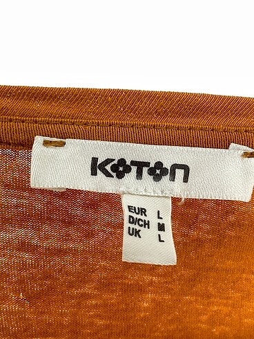 l Beden çeşitli Renk Koton T-shirt %70 İndirimli.