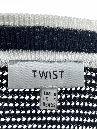 s Beden siyah Renk Twist Bluz %70 İndirimli.