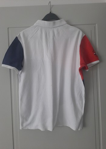 USPA Renkli Baskılı Polo Yaka Erkek Tişört - Görsel 5