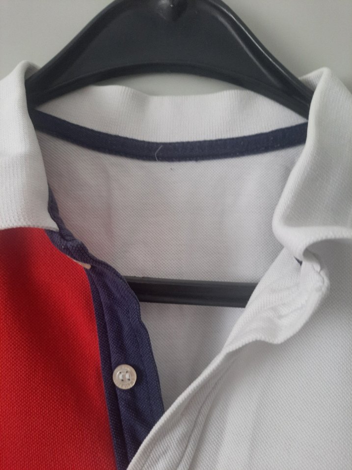 USPA Renkli Baskılı Polo Yaka Erkek Tişört - Görsel 2