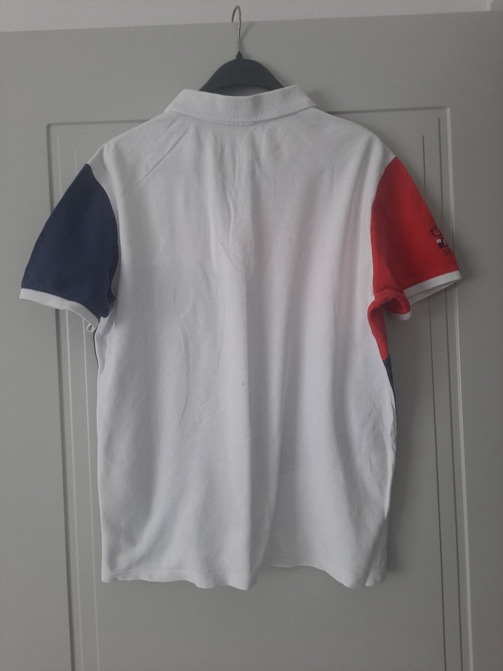 USPA Renkli Baskılı Polo Yaka Erkek Tişört - Görsel 5