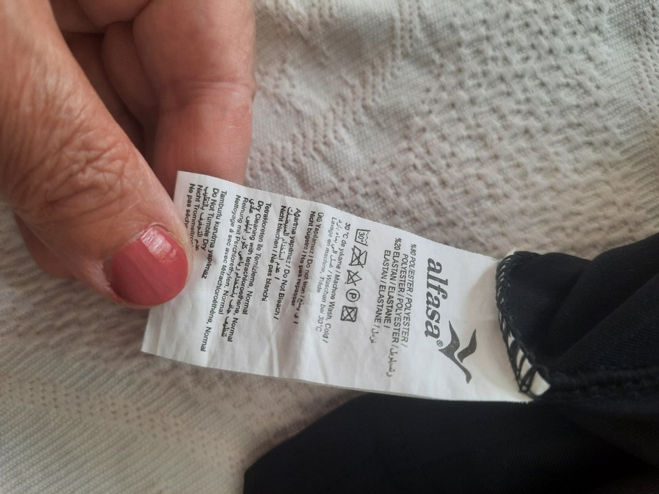 Siyah Mini, Spor Şortu, şort mayo - Görsel 3