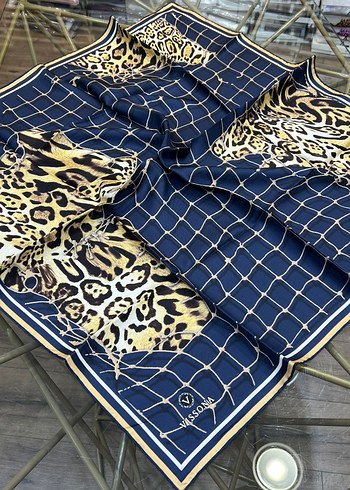 Diğer Bordo Leopar Desenli Kadın Fular