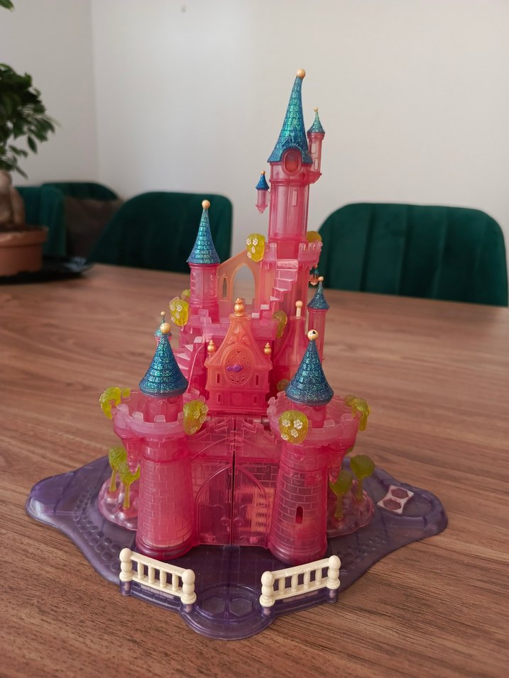 Polly pocket Pembe Renkli Oyuncak Kale - Görsel 4