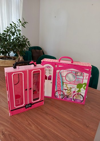 Barbie Pembe Renkli Oyuncak Ev Seti - Görsel 7