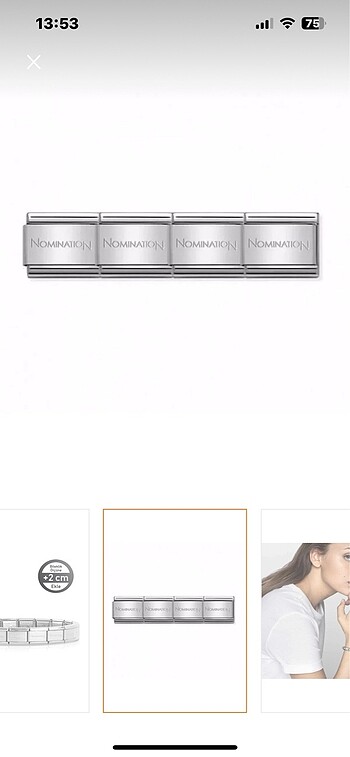 Nomination bileklik orjinal