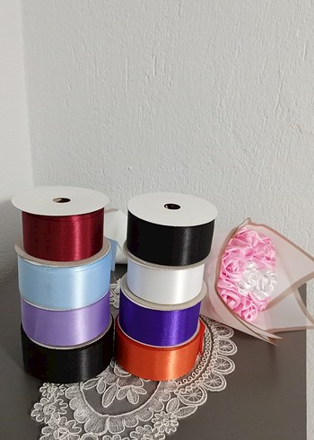 Renkli Saten Kurdele Seti - Görsel 2