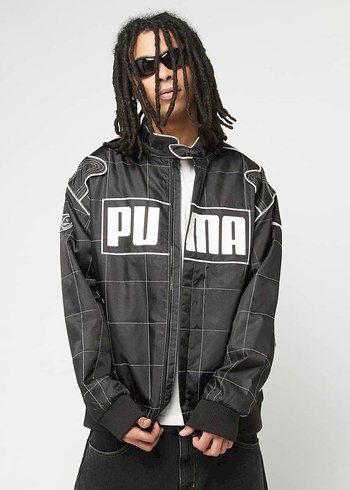Puma Siyah Grid Bomber Ceket
