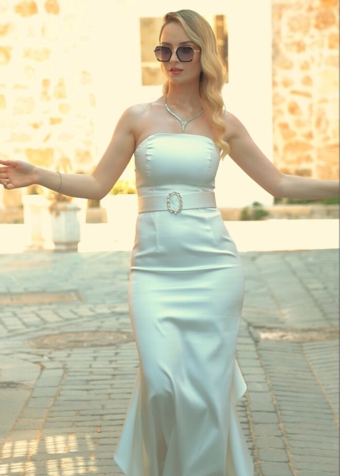 Nikah elbisesi -Dış çekim elbisesi - Görsel 3