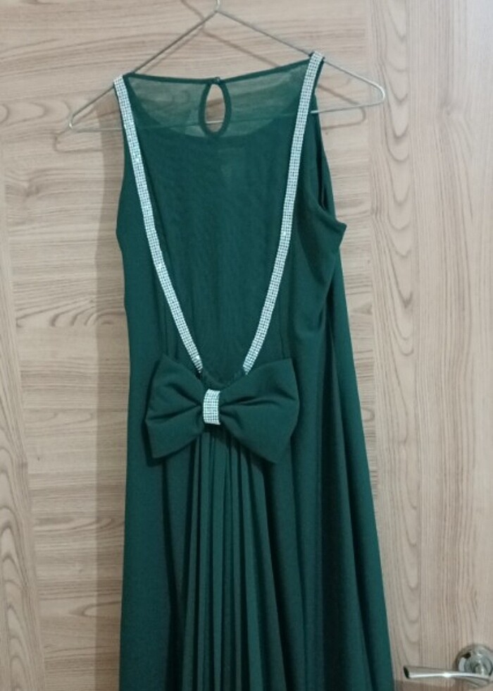 Abiye elbise Yeşil  - Görsel 3