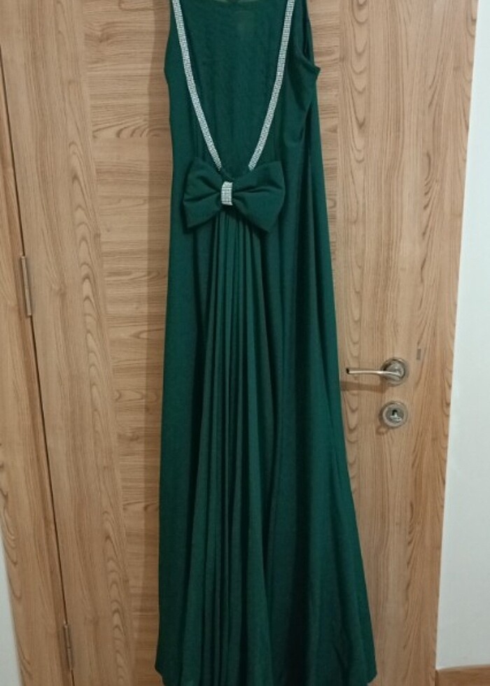Abiye elbise Yeşil  - Görsel 4