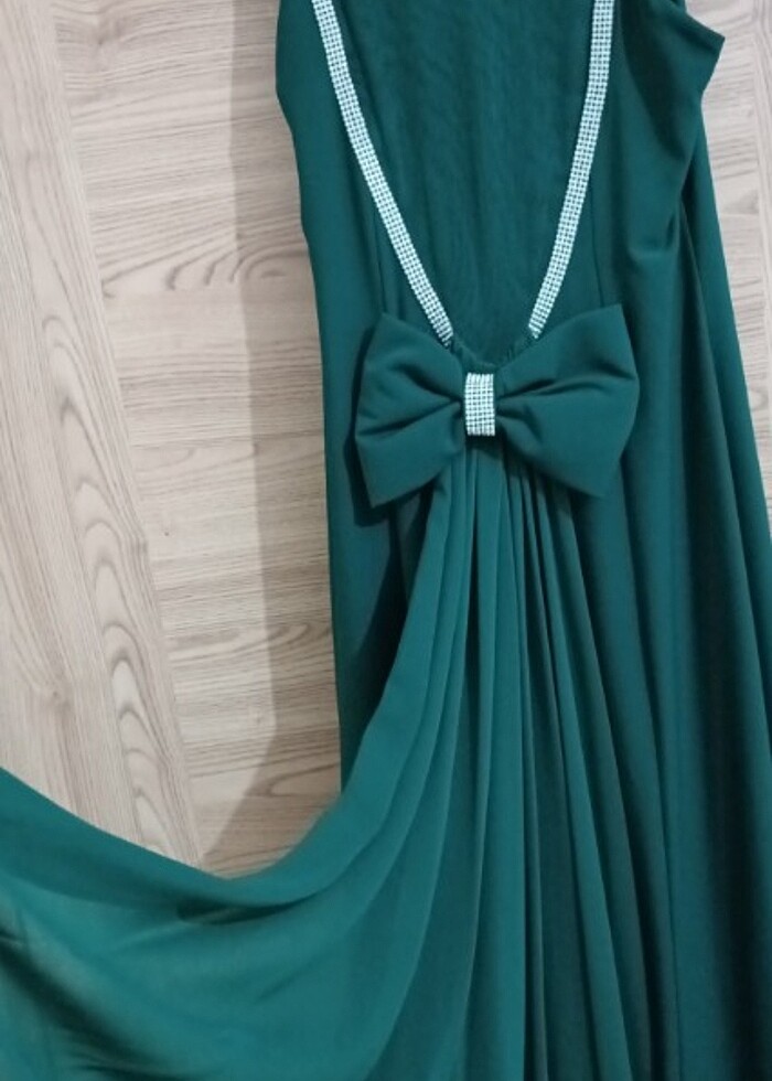 Abiye elbise Yeşil  - Görsel 5